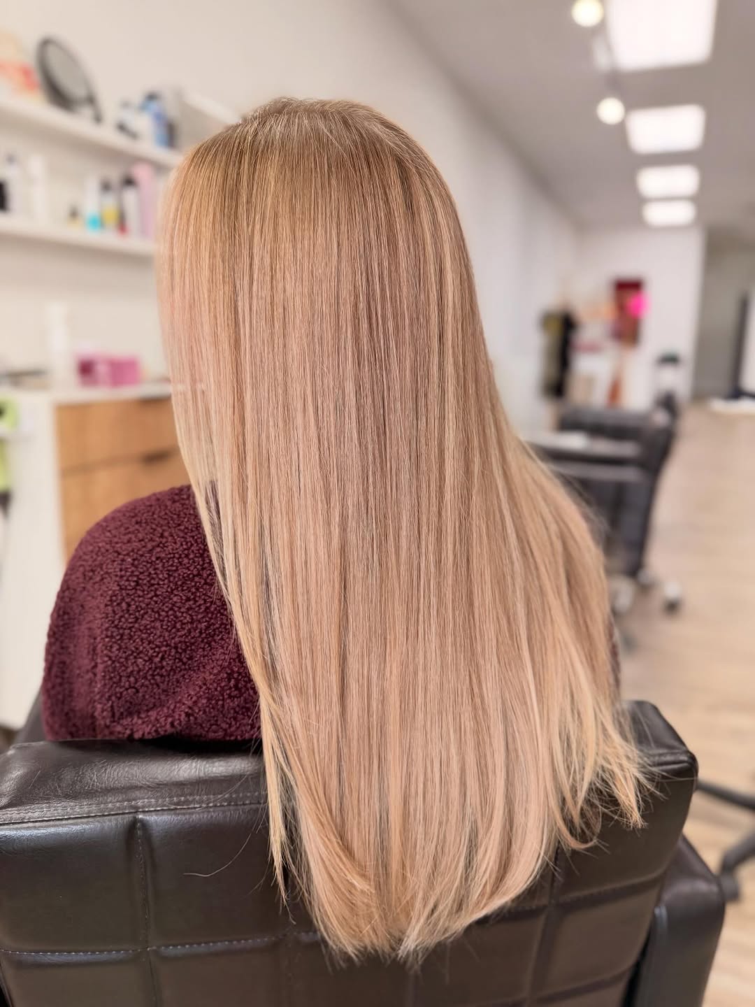 Blended, low-maintenance blonde